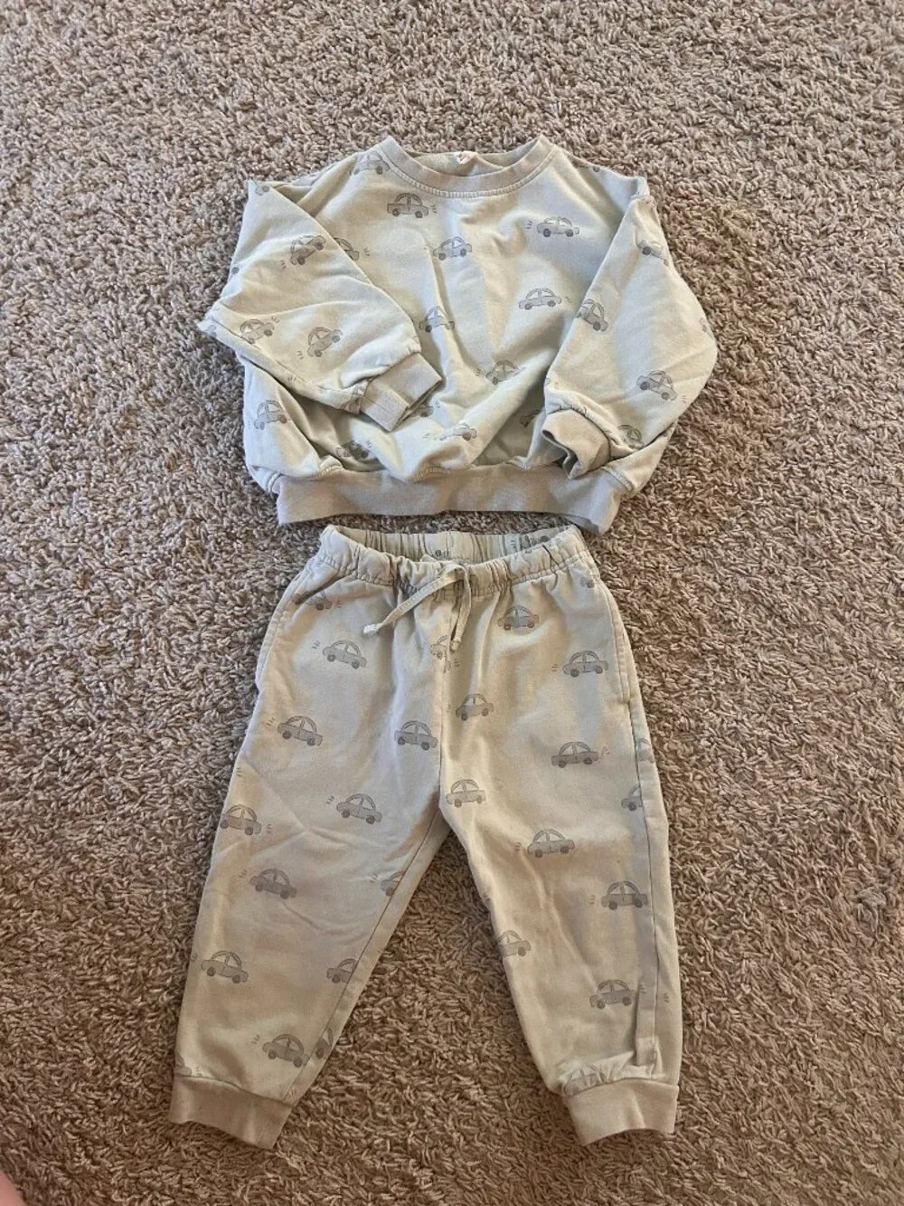 Quincy Mae Sweat Set | Cars 2-3Y